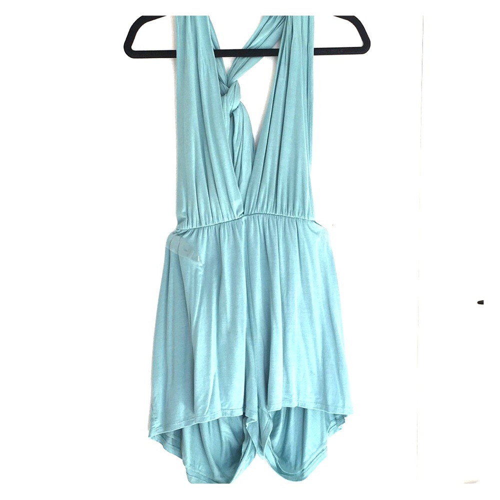 Turquoise multiway romper